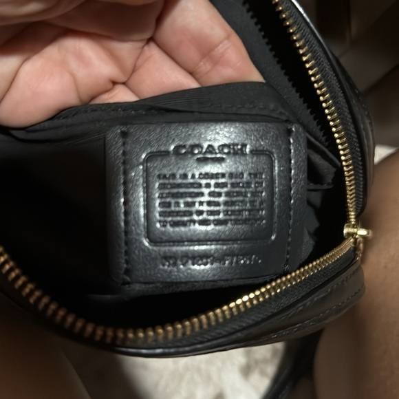 Coach Brown and Black Dome Crossbody Bag with Gold Hardware - Picture 9 of 9